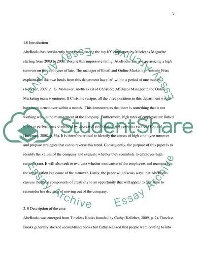 The ways that AbeBooks can use the three components of creativity