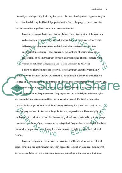 Progressive Era Success and Failures