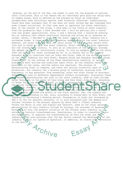 Business - WRTG-2 Assignment