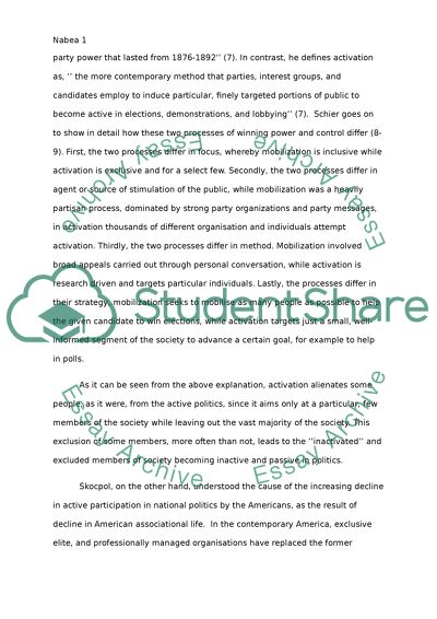 Change in American Politics