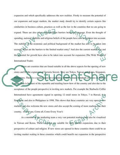 Victoria Secret Marketing