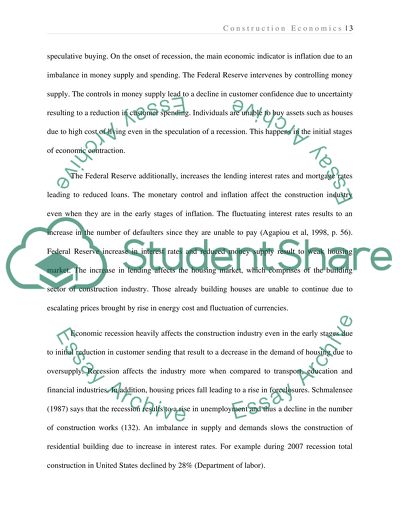 Construction Economics