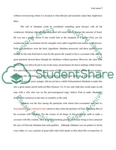 Abraham, the Greatest of Israels Patriarchs