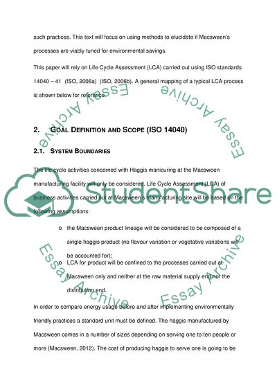 Macsweens Environmental Accounting Experience