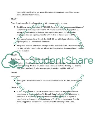 Relationship between Financial Markets and Neoliberalism
