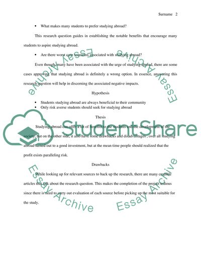 Popularization of Studying Abroad