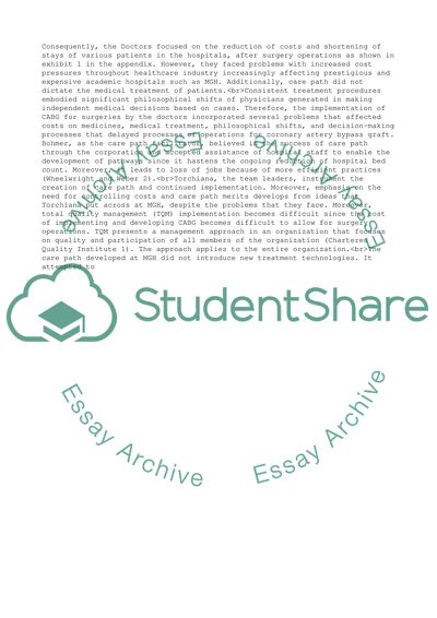 Case study analysis - Report