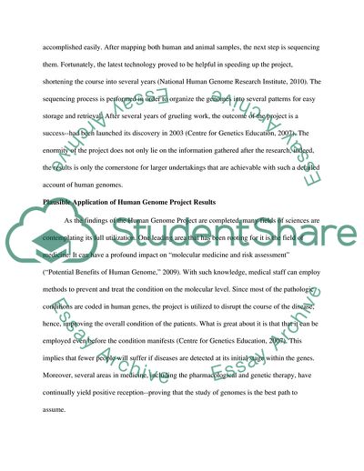 Human Genome Project