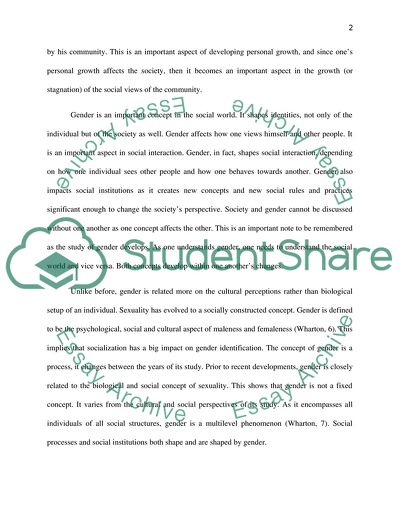 Gender as Alpha and Omega of Personal Identification