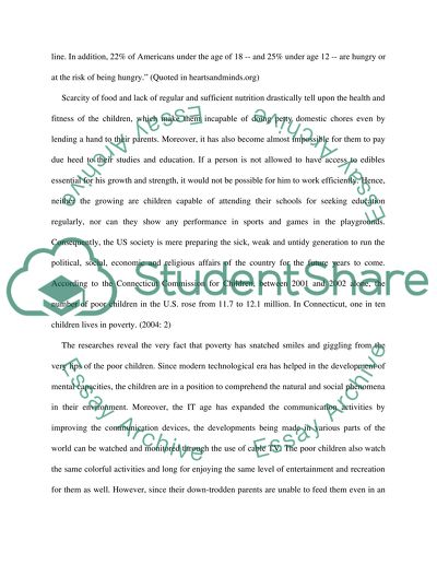 Poverty and Children in the United States