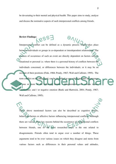 Friendships as a Type of Unique Bond