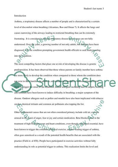 Relief of Asthma with Chiropractic Care