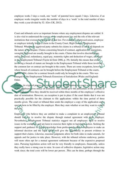 The Role of Courts, Tribunals and Statutory Agencies