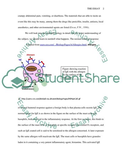Nursing pathophysiology paper example picture