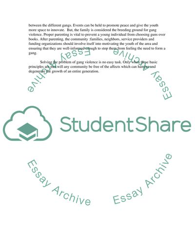 Community and Domestic Violence