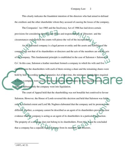 Company Law and director incapacity