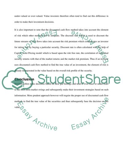 Equity valuation& analysis