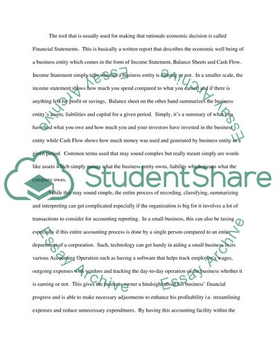 Presentation about your role as an Accountant