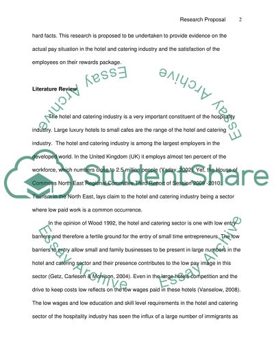 The Hotel and Catering Industry Development