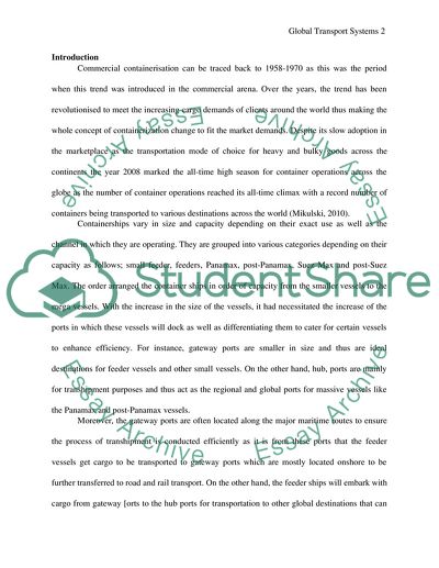 Economics and Logistics in Short and Deep Sea Market