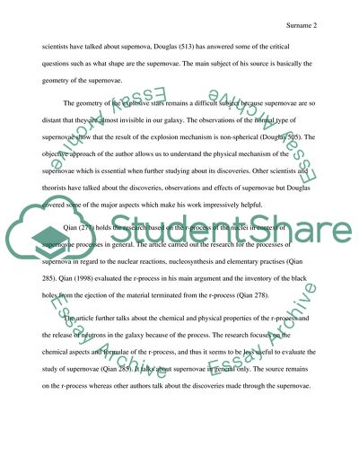 The Importance of Supernova