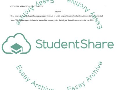 Coca-Cola Financial Statements