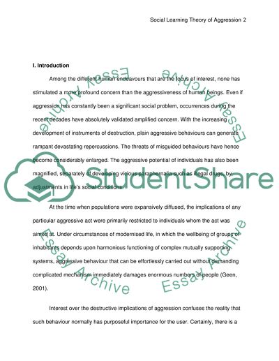 Social learning theories