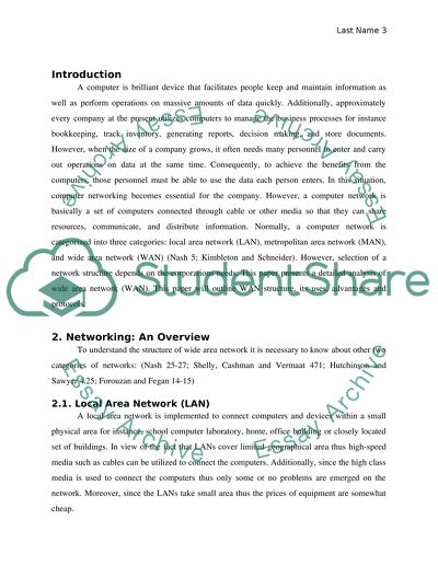 computer networking term paper