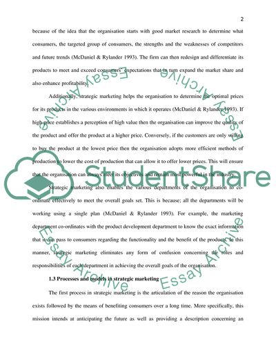 Corporate Strategy and Strategic Marketing