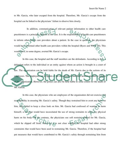 Legal Ascts of the Nursing - Homework 3