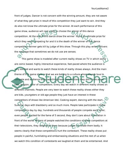 The Dance Competition Kill Me Now