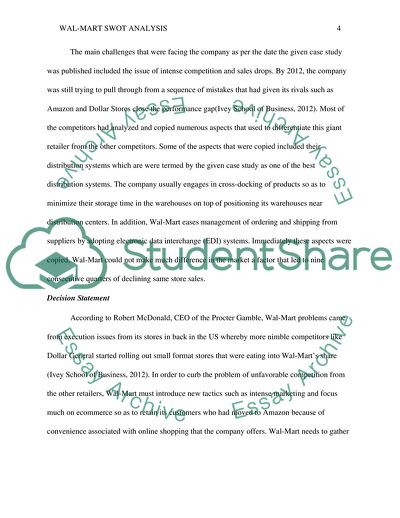 Wal-Mart SWOT Analysis
