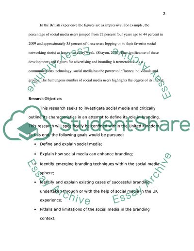 The Role of Social Media in Branding in the UK