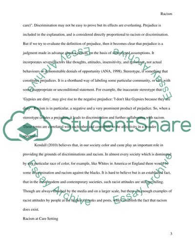 The Concept of Racism