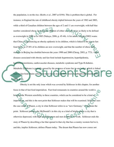 Fast Food Nation by Erick Schlosser