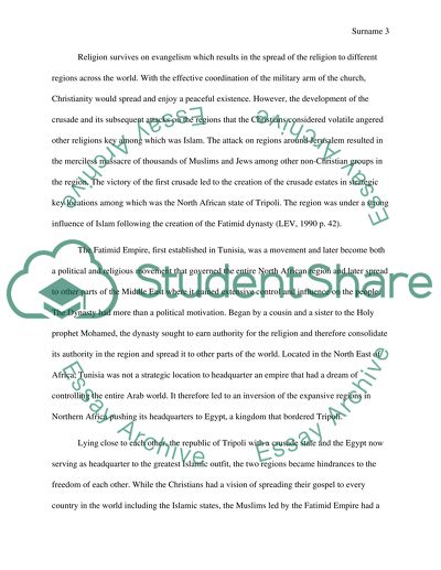 Explanation of the Stance of the Fatimid Empire Towards the Crusades