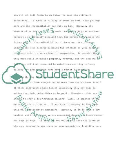 Letter to Law Client