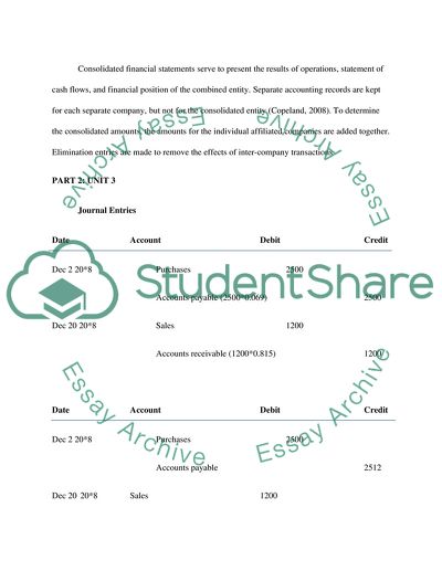 Foreign Currency Transactions