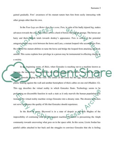 Response to article AND movie