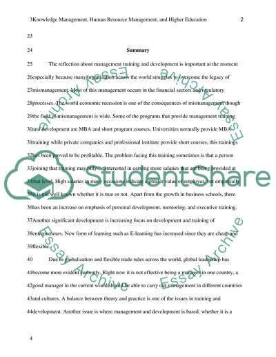 Management Training and Development