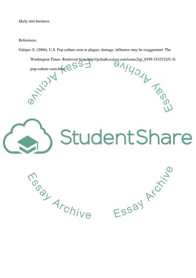 Pop Culture as Plague