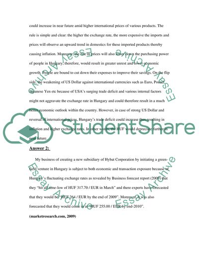 Devaluation of Currency across Hungary