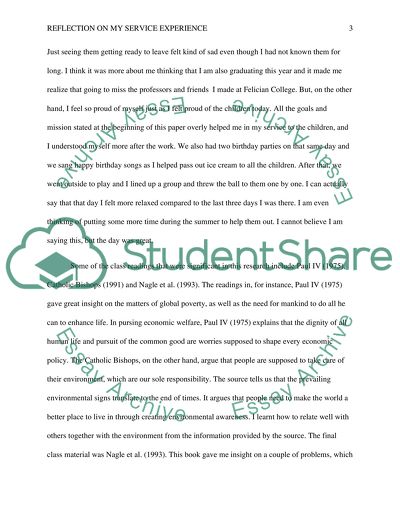 Personal Service Experience