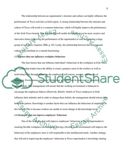 Comparison of Different Organizations Structures