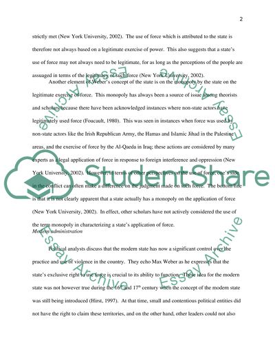 Do Modern Forms of Administration Undermine the Liberties and Rights Promised by the Modern State
