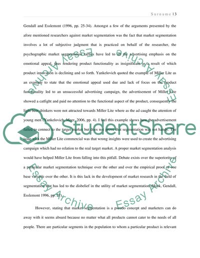 If Youre Not Thinking Segments, Youre Not Thinking