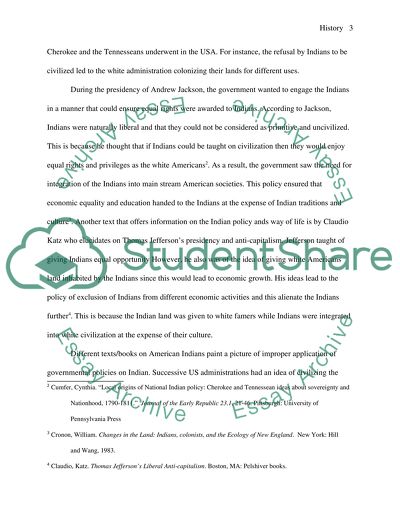 Indians & Indian Policy in the USA