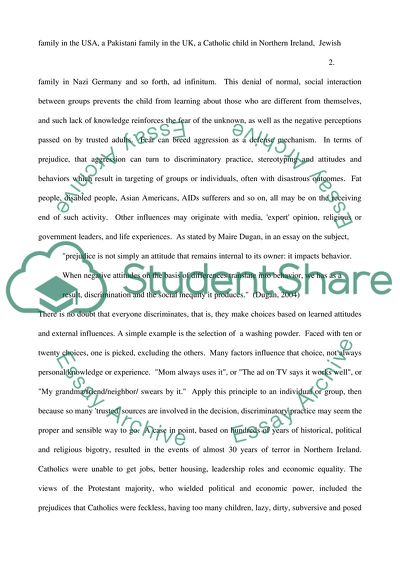 Discrimination and the Social Inequity It Produces