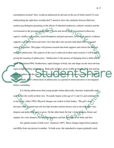 The Love of Excitement during Adolescence