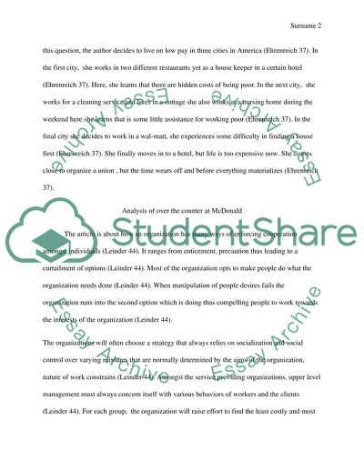 Reflection paper